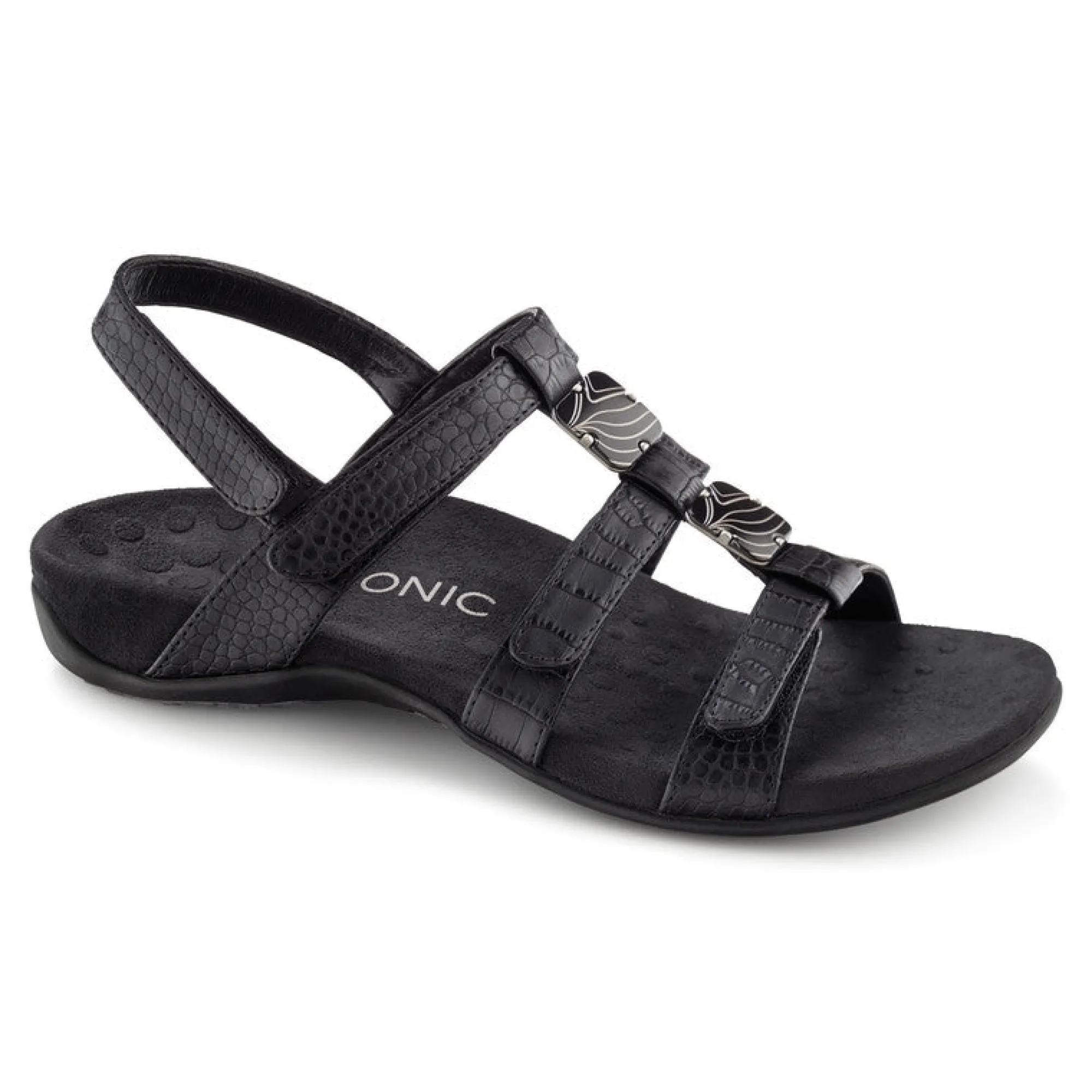 Vionic Amber Adjustable Sandal (Wide) Clearance