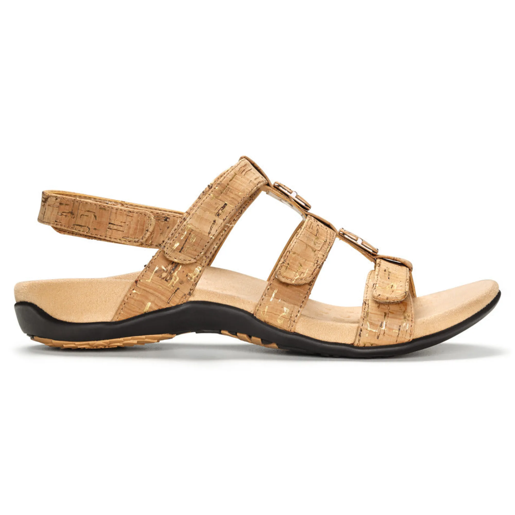 Vionic Amber Adjustable Sandal (Wide) Clearance