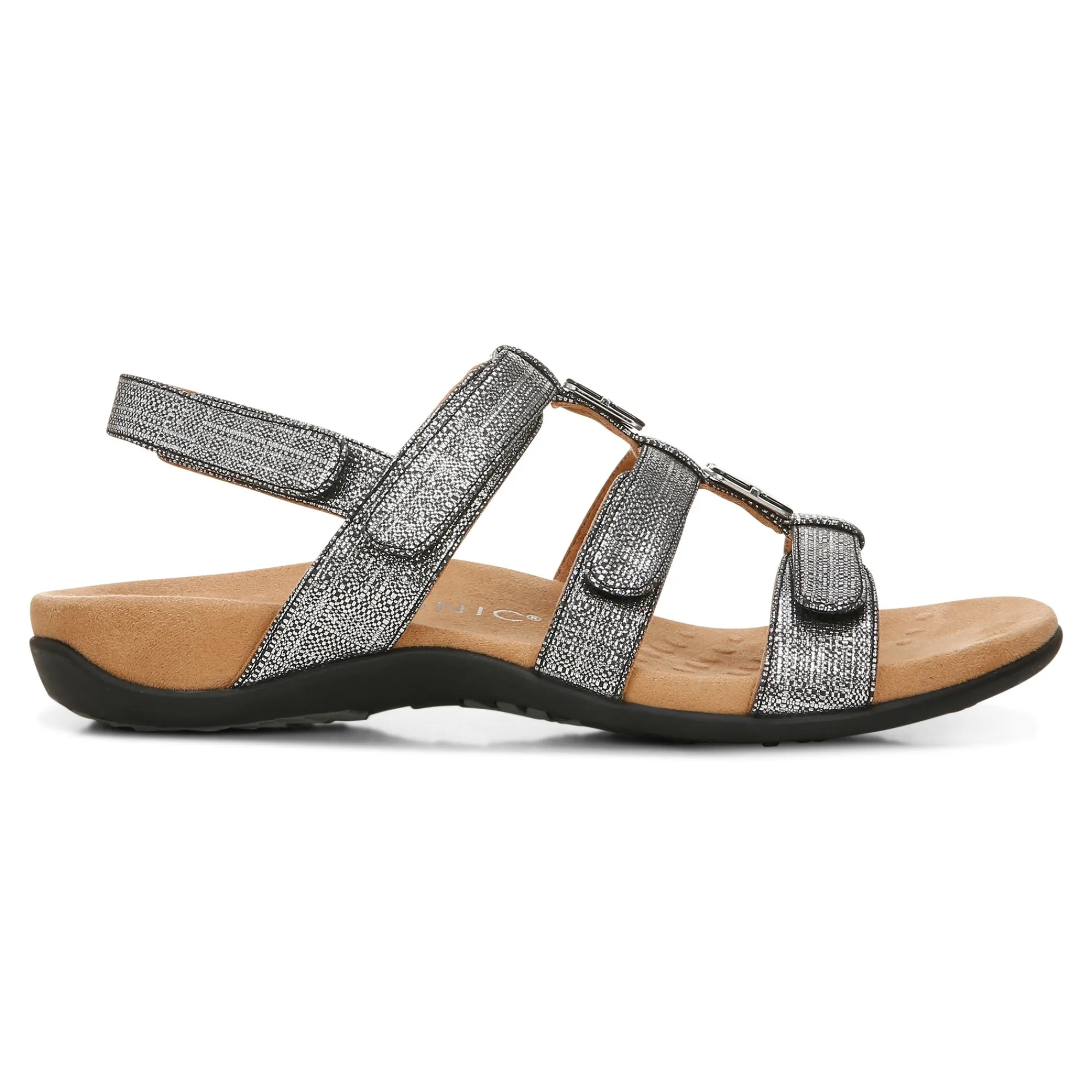 Vionic Amber Adjustable Sandal (Wide) Clearance