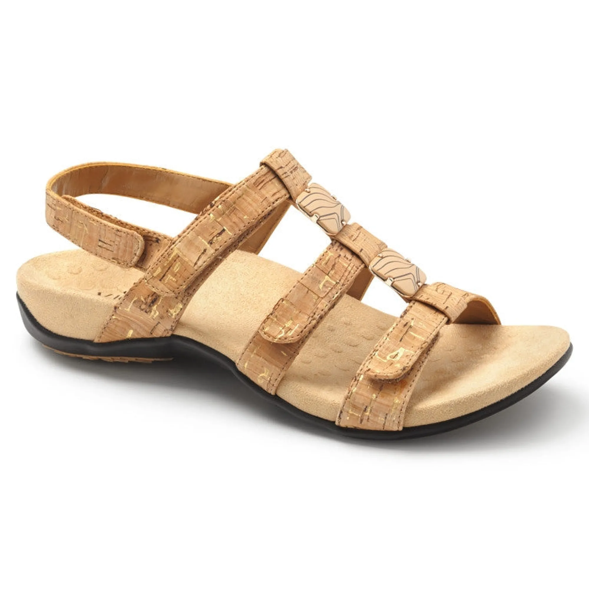 Vionic Amber Adjustable Sandal (Wide) Clearance