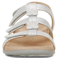Vionic Amber Metallic Adjustable Sandal Hot