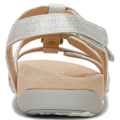 Vionic Amber Metallic Adjustable Sandal Hot