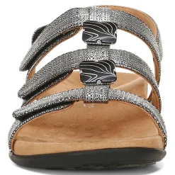 Vionic Amber Metallic Adjustable Sandal Hot