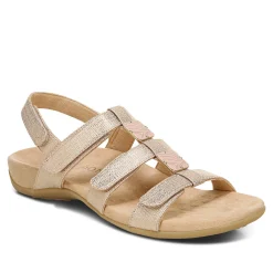 Vionic Amber Metallic Adjustable Sandal Hot