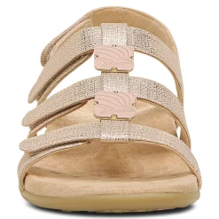 Vionic Amber Metallic Adjustable Sandal Hot