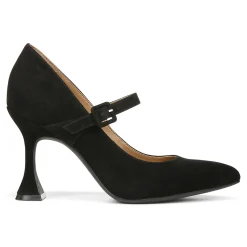 Vionic Collette Mary Jane Heel Black Suede