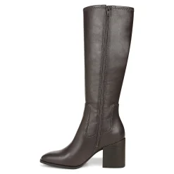 Vionic Inessa Tall Boot Chocolate Stretch Syn Sale
